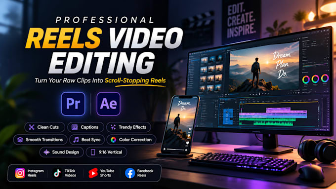 professionally edit your reels