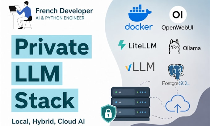 deploy a private local llm stack with docker