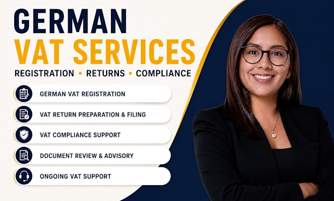 register your german vat, file vat returns and handle vat compliances