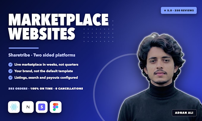 build a two sided marketplace website on sharetribe