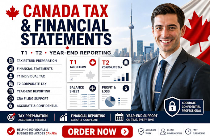 handle financial statement and tax filing in canada