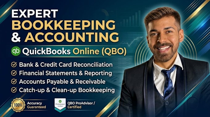 do bookkeeping qbo cleanup and deliver CPA ready books