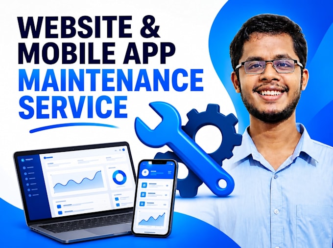 maintain your website, mobile app, maintenance support service
