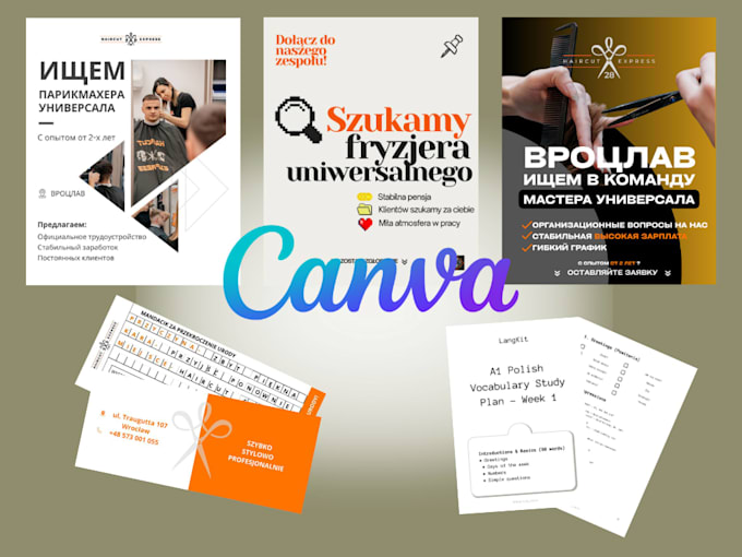 design or redesign your projects in canva