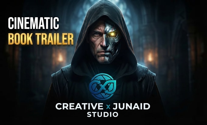 create an engaging cinematic book trailer,teaser novel promo