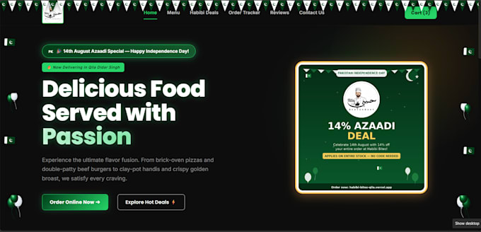 make a responsive and custom webiste for your brand