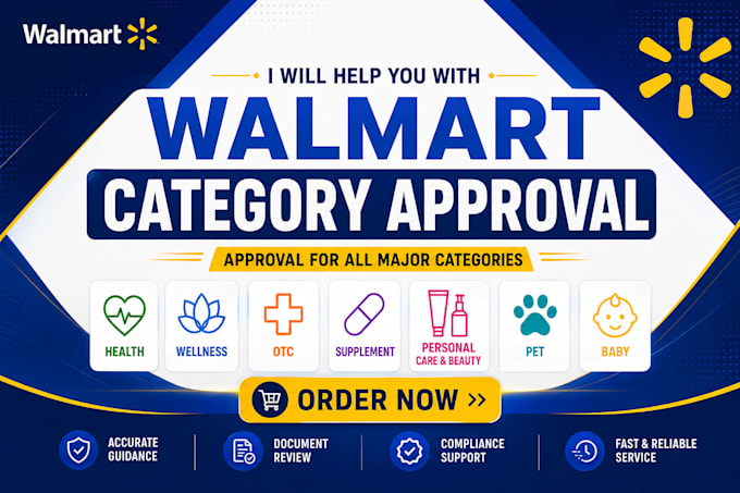 help with walmart category approval