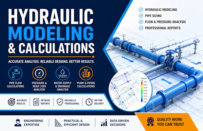 provide hydraulic modeling and calculations