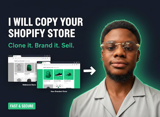 copy shopify store, clone or duplicate it with your branding