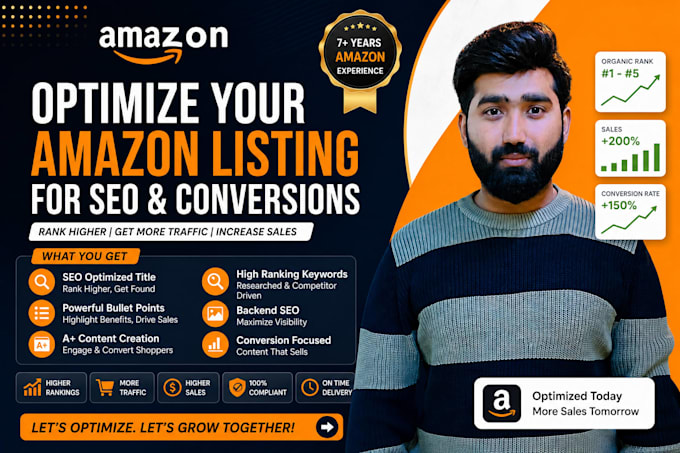 optimize your amazon listing for SEO and conversions