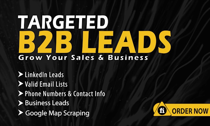 do targeted b2b lead generation, verified email list, and google map scraping