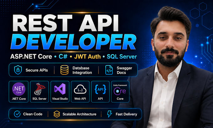 build asp dot net core rest API with sql server