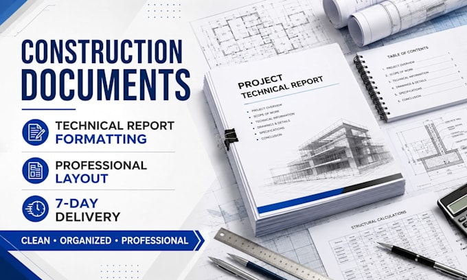 l format professional construction and technical documents