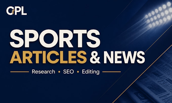 write engaging sports articles and news content