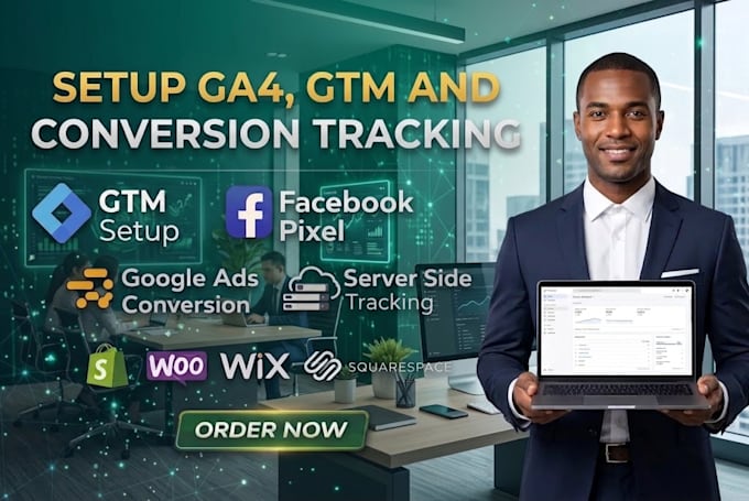 setup ga4, GTM and conversion tracking