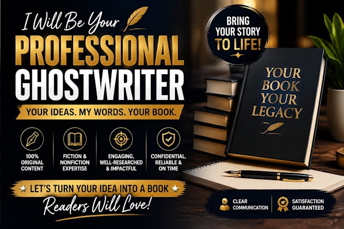 ghostwrite a powerful self help ebook or personal development book