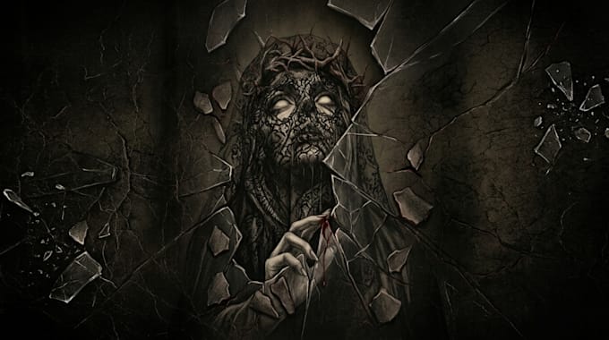 create custom horror artwork