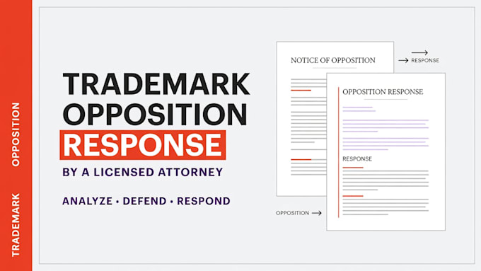 draft a professional trademark opposition response as a licensed attorney