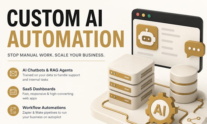 build a custom ai agent and saas dashboard