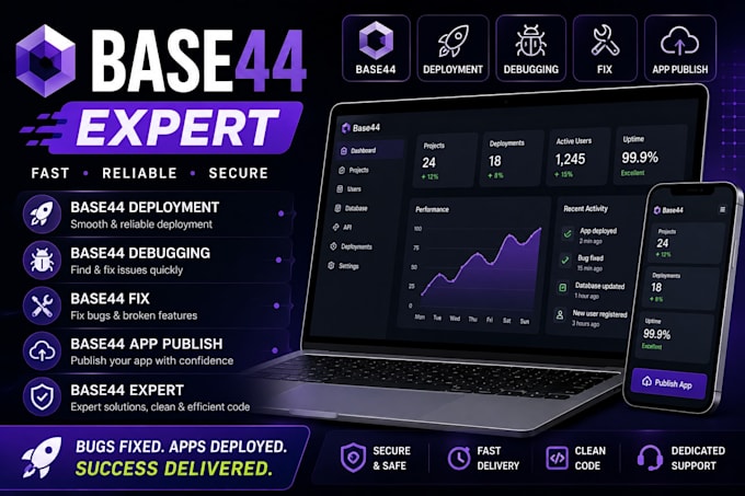base44 expert base44 deployment base44 debugging base44 app publish base44 fix