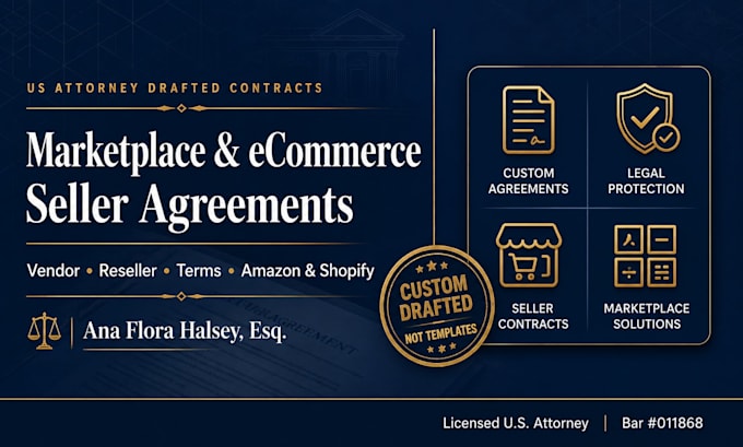 draft a bulletproof multi vendor marketplace seller agreement