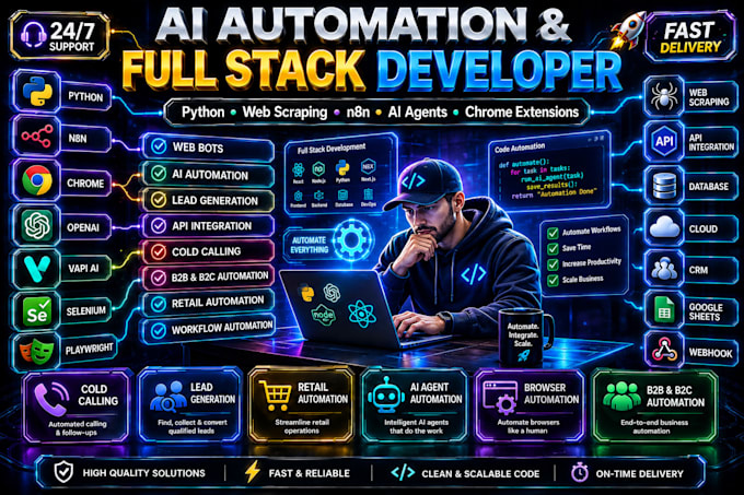 do n8n automation,web scraping,ai voice agent,claude,web bot,python,apify,ai
