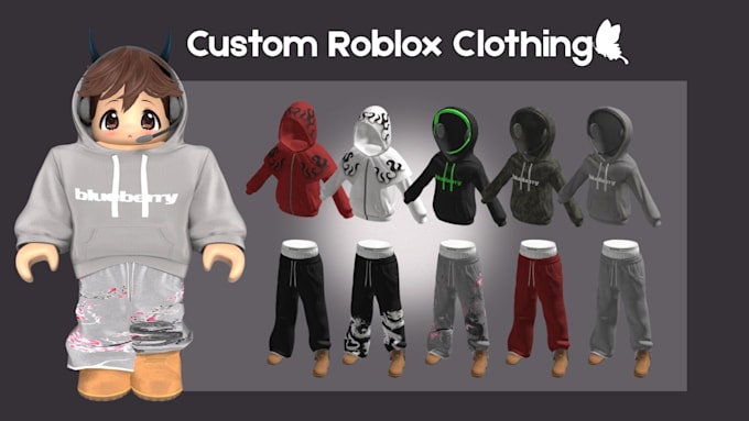 create custom roblox clothing, shirts, pants for your avatar