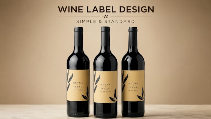 design custom wine labels and premium beverage bottle packaging