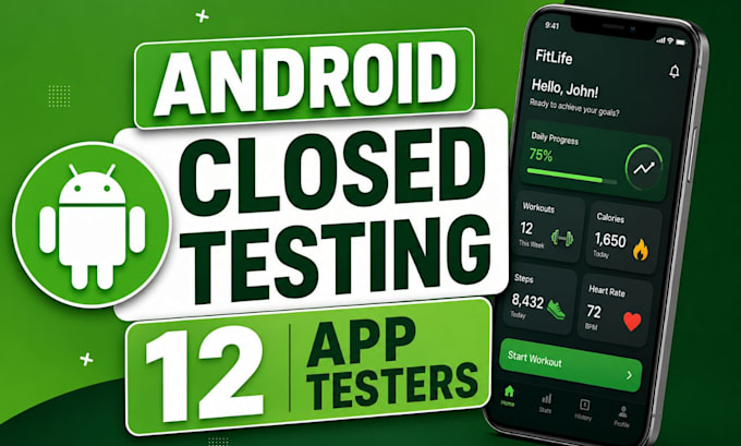 provide 12 testers, 20 app testers for google play testing console 12 app tester
