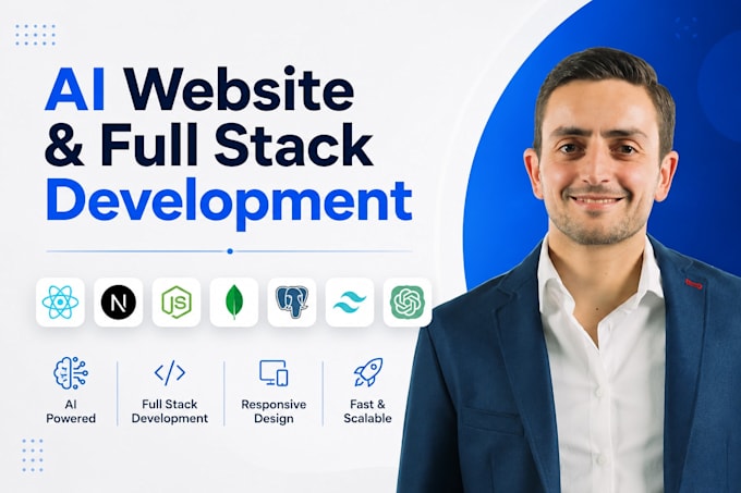 ai website development, full stack development, web app development ai software