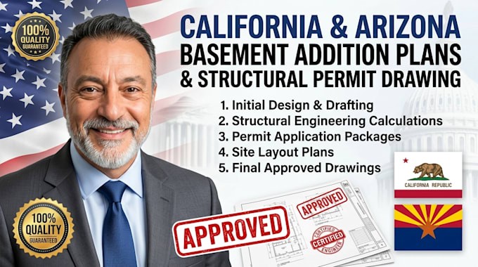 create california arizona basement addition plan structural permit draw basemen