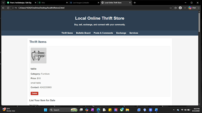 design a professional responsive website with custom features