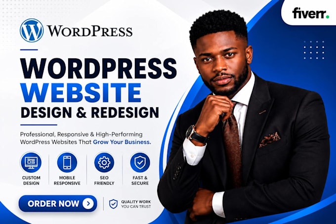 build a responsive wordpress website or business web design