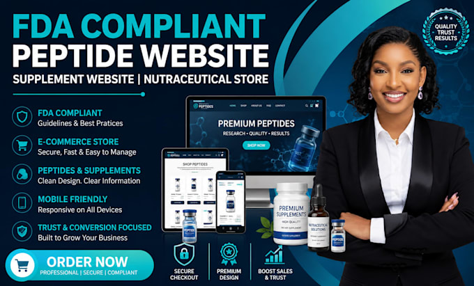 fda complaint peptide website, supplement website, nutraceutical store