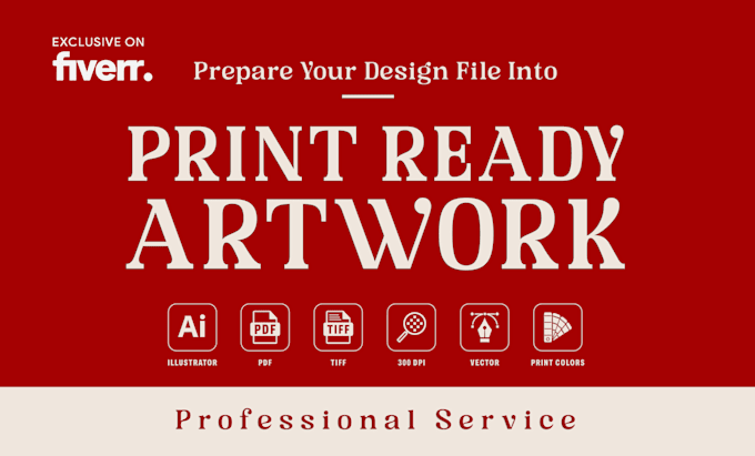 convert your design file into print ready prepress artwork