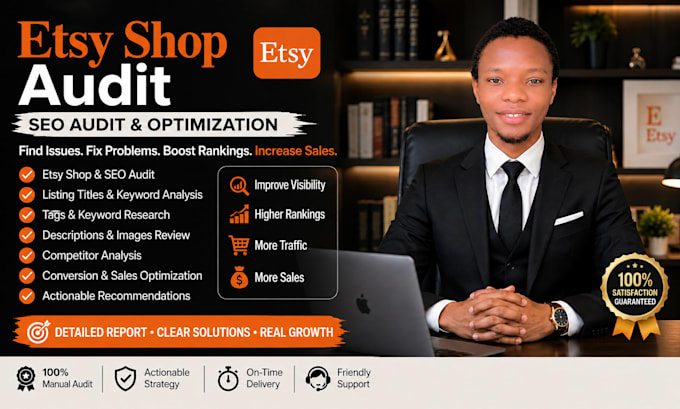 do etsy shop audit, etsy SEO audit listing audit and optimization