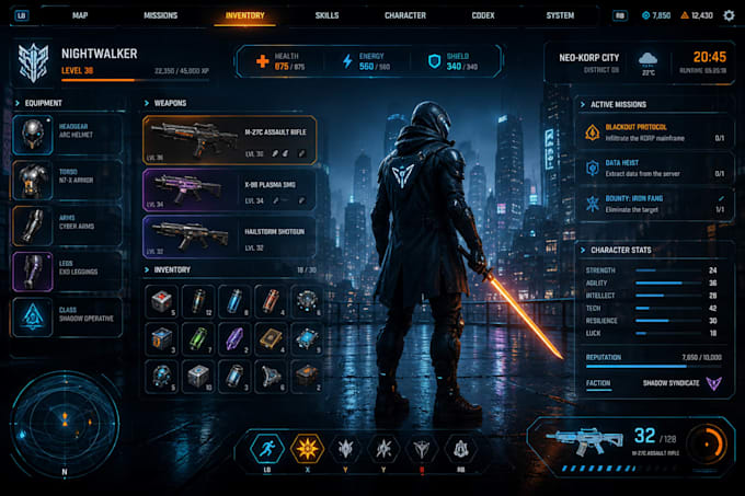 develop unreal engine game level design and unreal engine ui