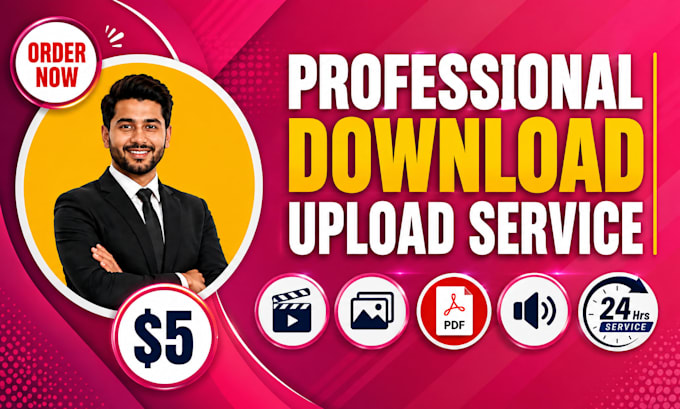 do professional videos upload and downloads service