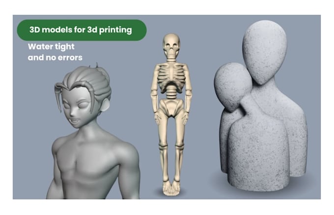 design 3d models in stl file for 3d printing