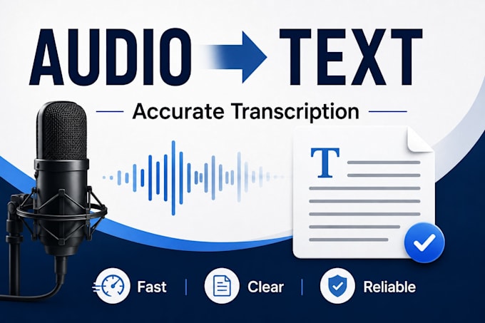 transcribe audio and video to accurate text