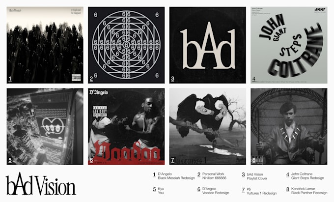 design bold and distinctive album cover art for your music