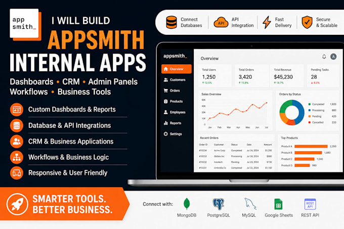 build appsmith internal tools dashboards CRM and business apps