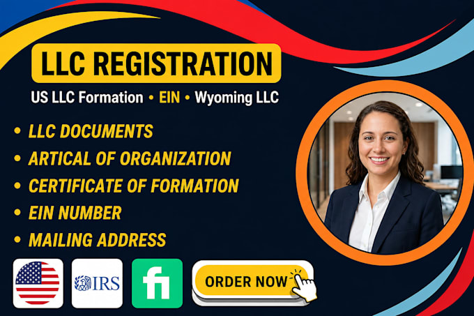 llc registration, US llc formation, ein and wyoming llc