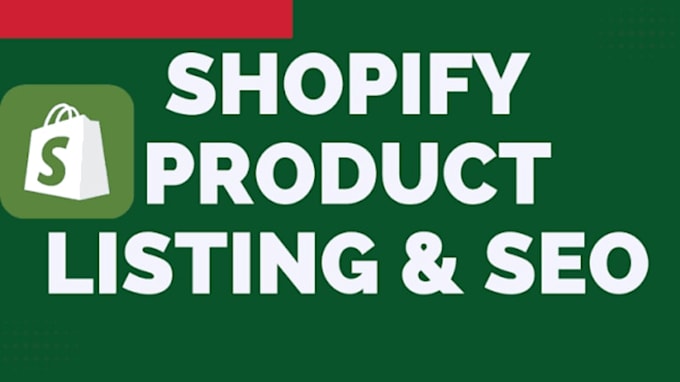 list your shopify store  products