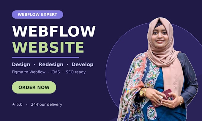 design or develop your webflow business website or figma to webflow