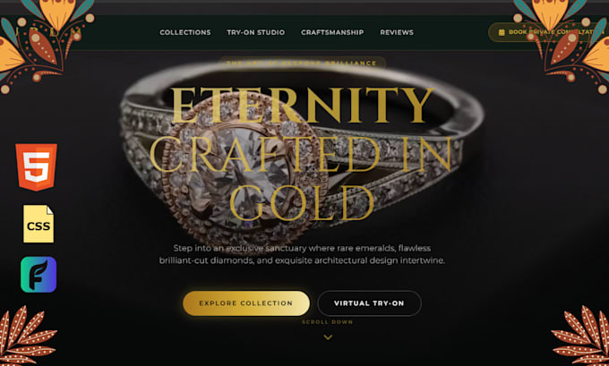convert figma to html CSS tailwind responsive landing page