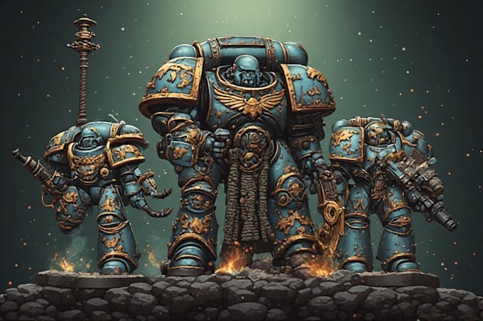 paint your warhammer 40k and fantasy miniatures