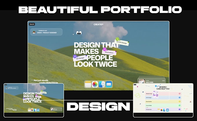 make a website portfolio for you