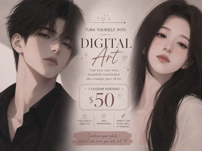 draw original art of yourself