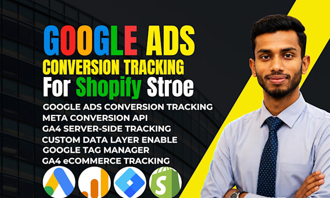 set up shopify ga4 server side tracking and google ads conversion tracking